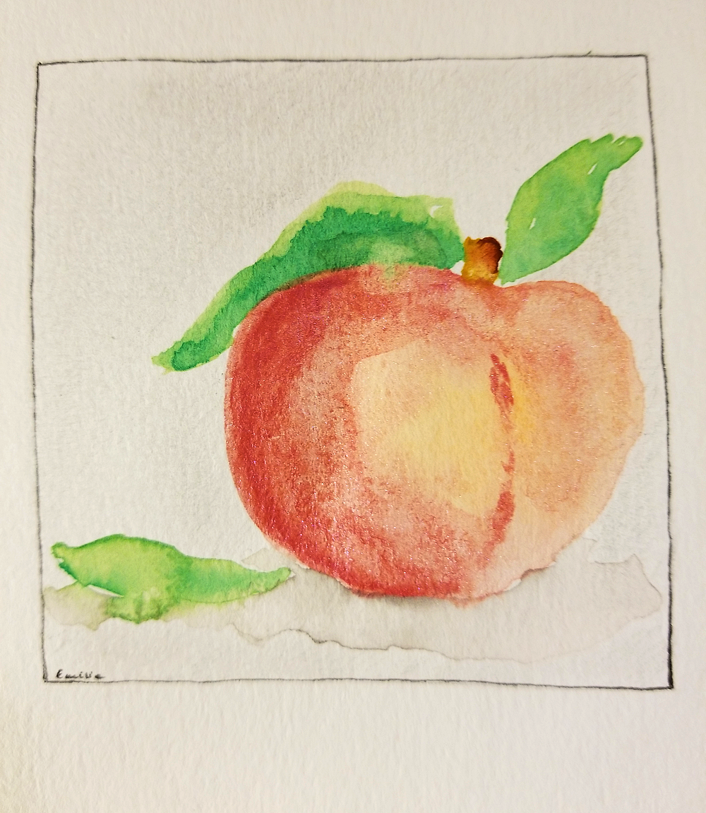 Shiny peach, par Milou