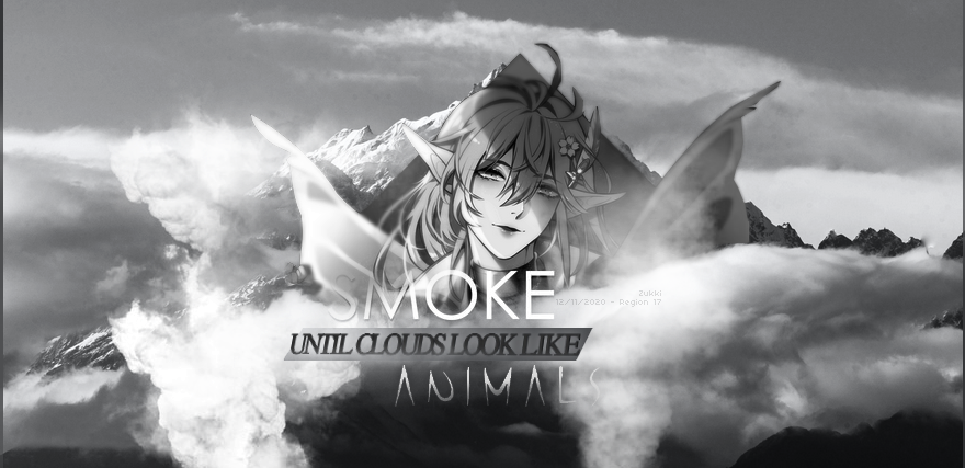 Smoke until clouds look like animals, par Zukki