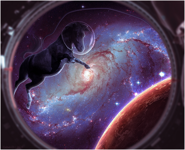 Sombre Galaxie, par Galad-El