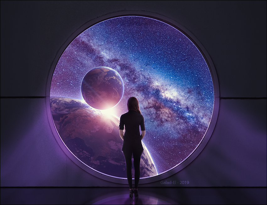 Station spatiale, par Galad-El