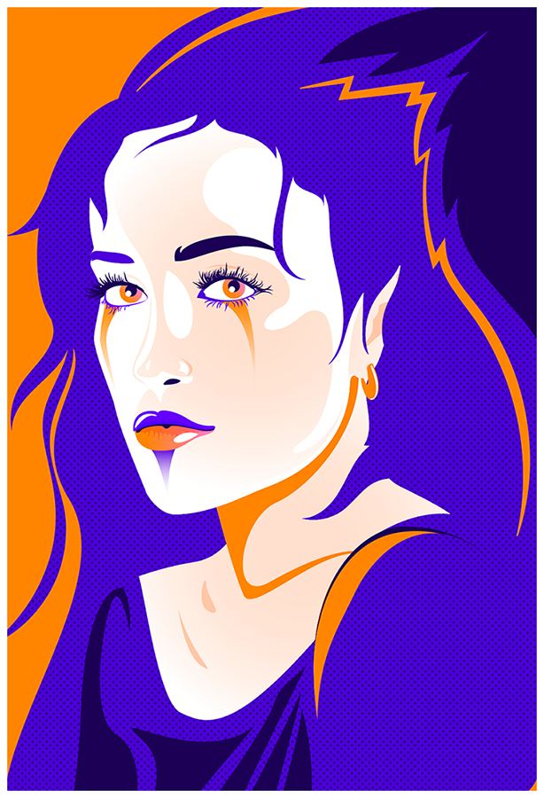 Punk girl, par Roman'