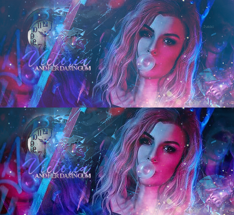 Victoria and her damn gum, par Zukki