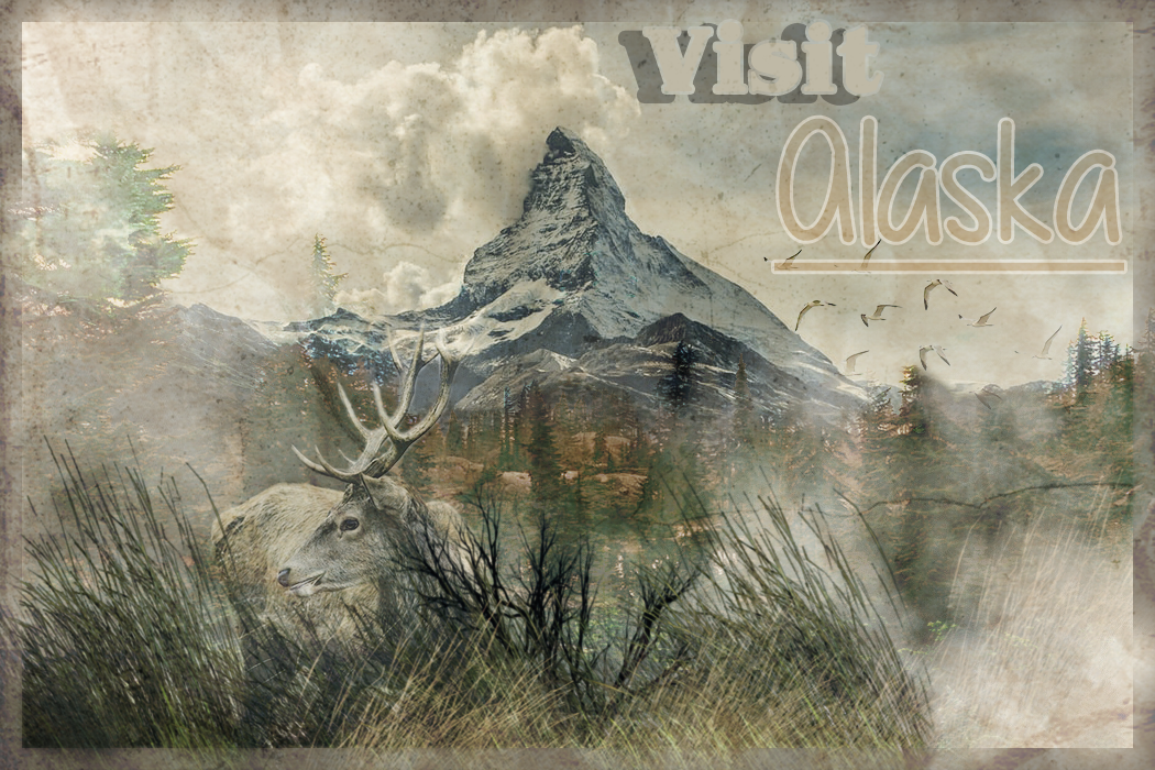 Vintage Visit Alaska, par emily1303
