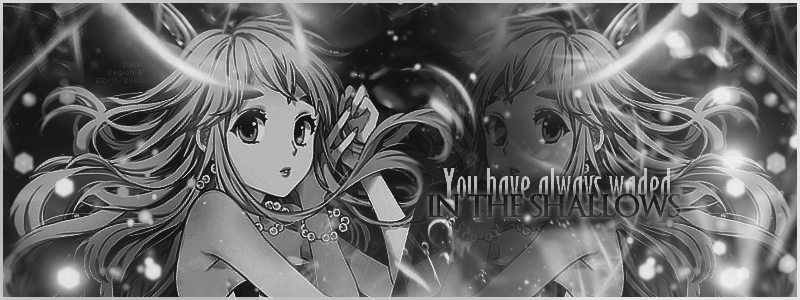 You have always waded in the shallows, par Zukki