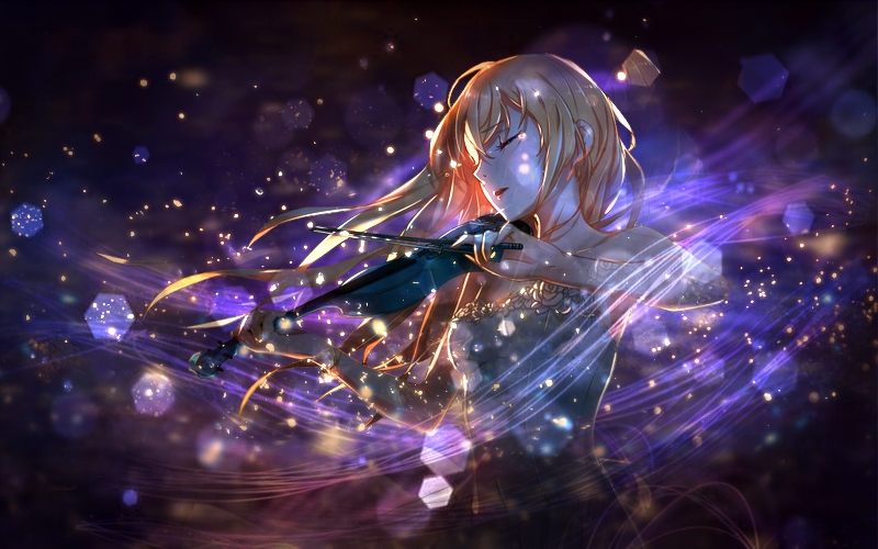 Shigatsu wa kimi no uso, par Plume`