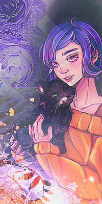 Pourpre et Chat, par Zukki